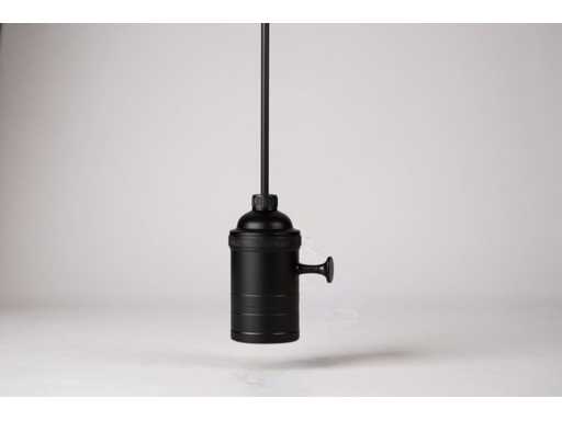 (579x) Fitting E27 “zwart” - met kabel 4m