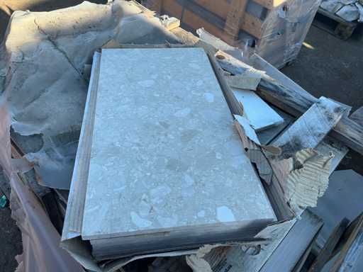 Carreaux en pierre naturelle Bo Tthema environ 28 m²