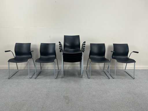 NAMI - Chaise de cantine empilable - Chaise de cantine (10x)