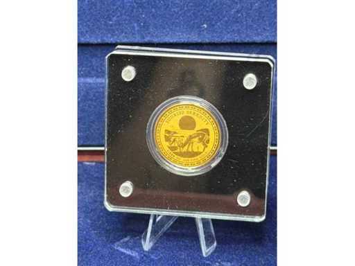 Caduta del Muro di Berlino 1/500 oz 999 Oro Preziato