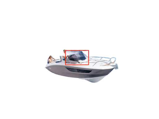 Sessa Marine Key Largo 24 Windscreen + Stainless Steel Frame