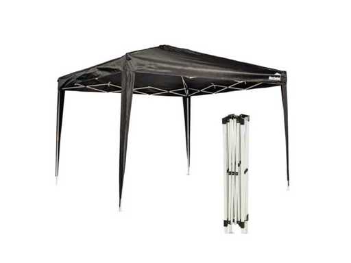 MaxxGarden 21218 Partyzelt Easy-up 3x3m schwarz