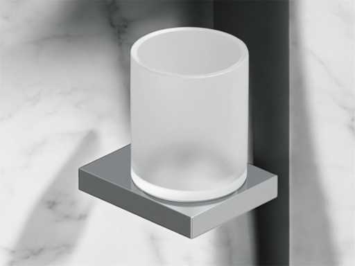 Kludi Vela Cup Holder chrome wall mount