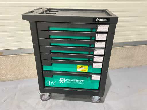Stahlgruppe 2025 212 pièces Tool Trolley