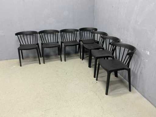 Chaise de cantine (7x)
