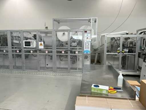 Surgical face mask automatic production line