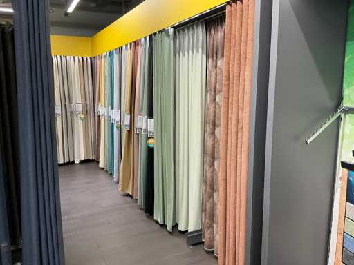 Lotto di campioni di tende