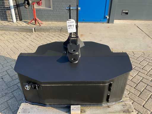 Steel front weight, "500kg"