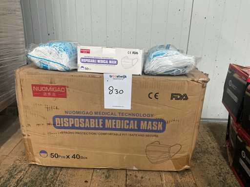 Lotto di maschere per il viso