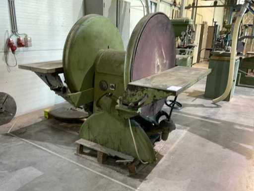 Helma 6077 Dubbelzijdige schijfschuurmachine