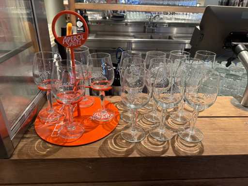 Aperol spritz glass (14x)