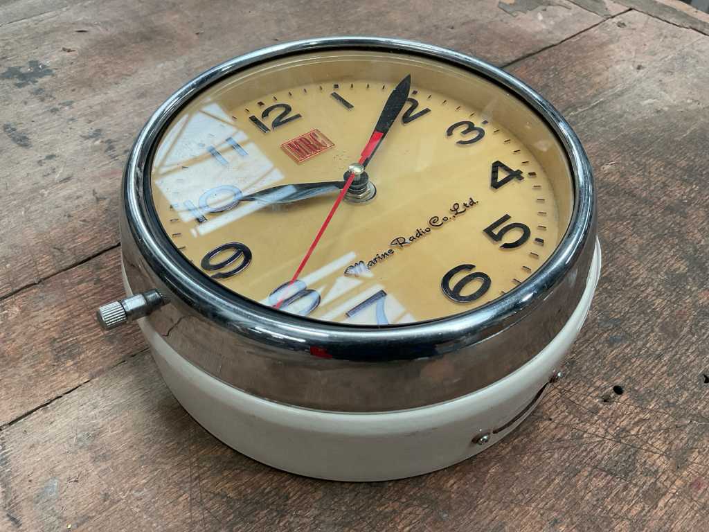 Marine Radio Co. Ltd. Vintage navy clock
