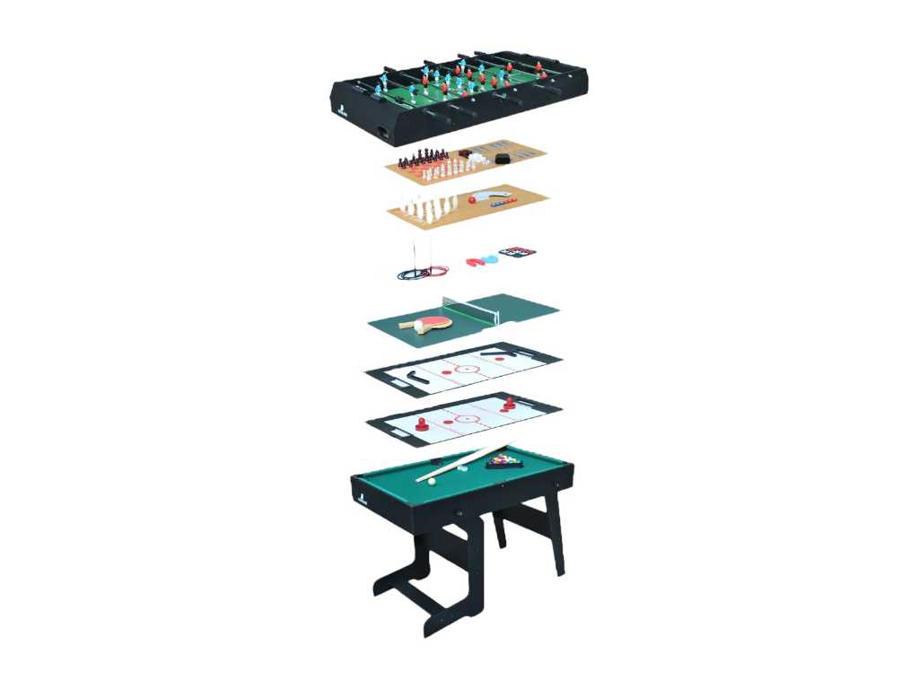 Cougar - All in One - 16-in-1 Multi Game Table Black