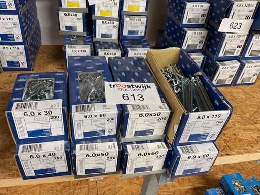 8 boîtes de manchons de tension