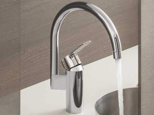 Grohe Kitchen mixer tap with high swivel spout