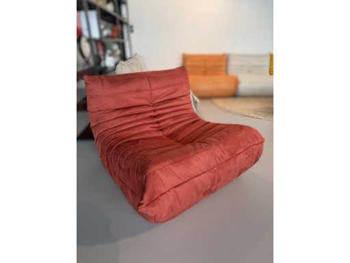 Design en rouge de fauteuil (1x)