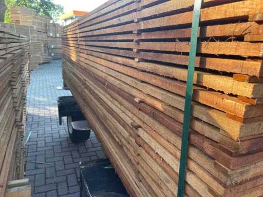 Deski z teku Gujany 2500x150x20mm (126x)
