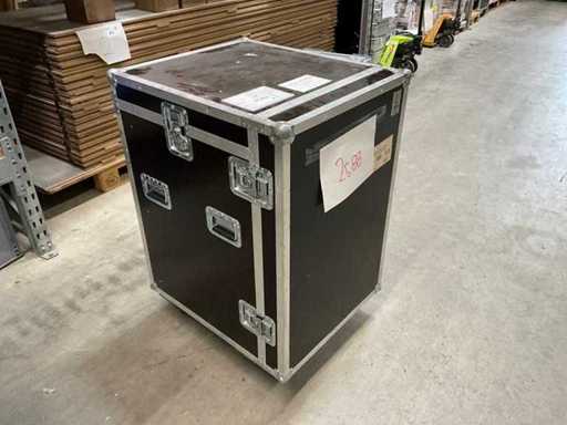 Transportkoffer Met 4 draaibare wielen, deksel kan worden geopend, voorkant afneembaar, bijvoorbeeld voor vaatwasser