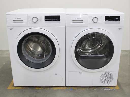 Bosch Serie|4 VarioPerfect EcoSilence Drive Wasmachine & Bosch Serie|4 Wasdroger
