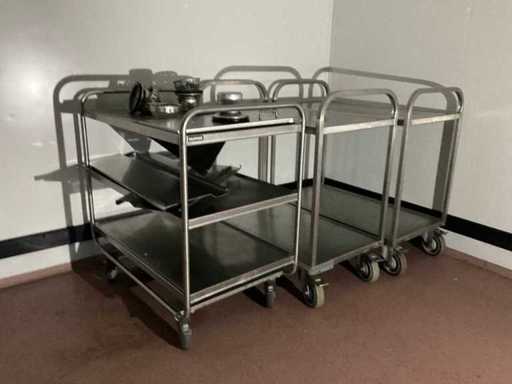 Shudder - Cărucior de serviciu 105x57x106 cm (3x)