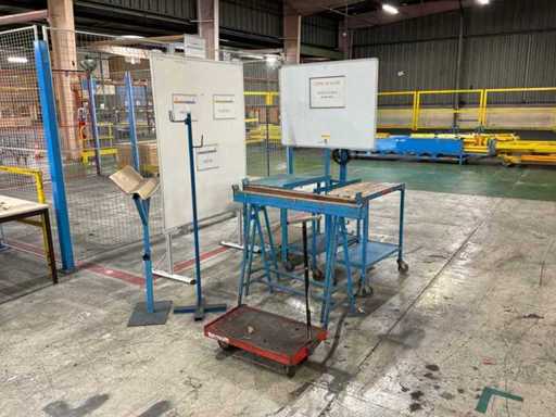 Werkplaatsmeubilair (9x)