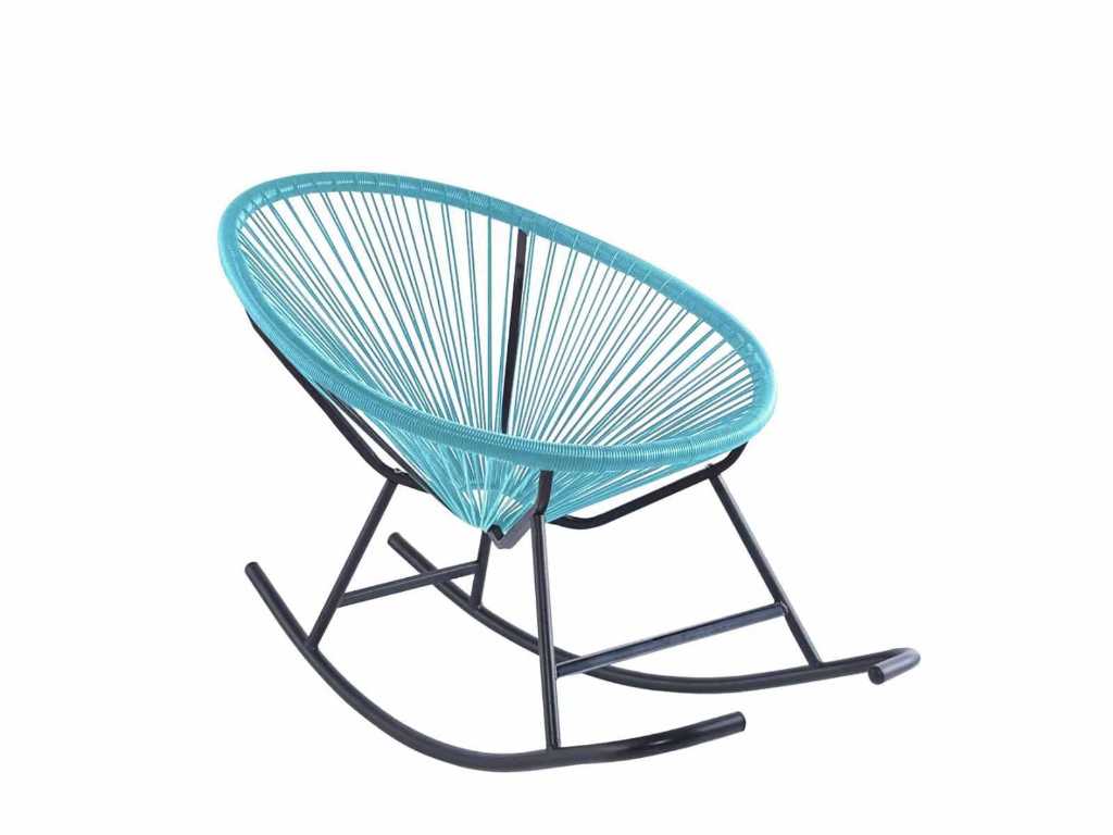 Blue Swing Lounge Chair