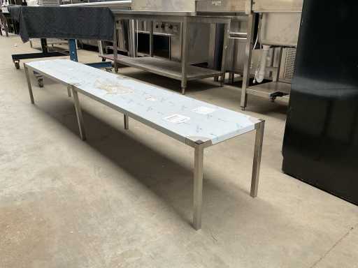 Porte-cuisinier en acier inoxydable