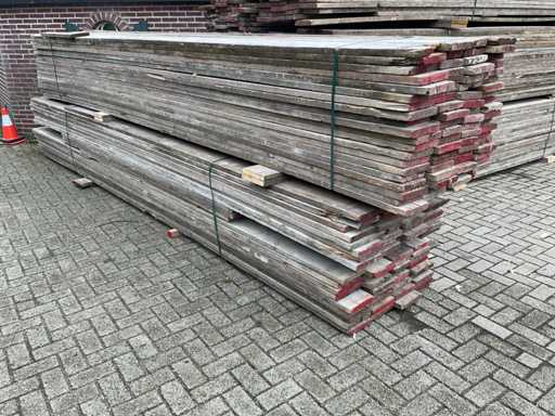 Partij Steigerplanken (ca.164 stuks)