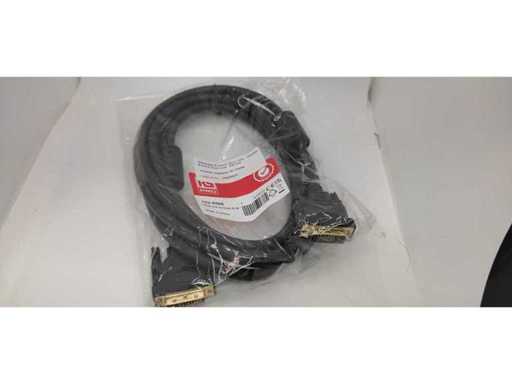 RS Pro - 182-8566 - DVI-D DUAL M-M 3 Meter (4x)