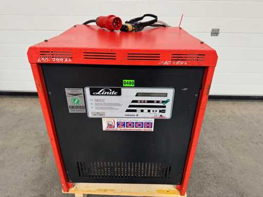 Cargador cargador de carretilla elevadora Linde 80V 125A 690-1.180Ah 2014
