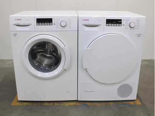 Bosch Serie|2 VarioPerfect Wasmachine & Bosch Serie|4 SelfCleaning Condenser Wasdroger