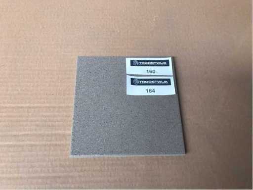 Rhein Beige Matt-Antirutschschutz 15x15 cm Fliese 75 m²