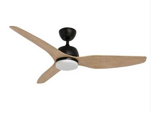 2 x Ledsc4 July design ceiling fan with remote control