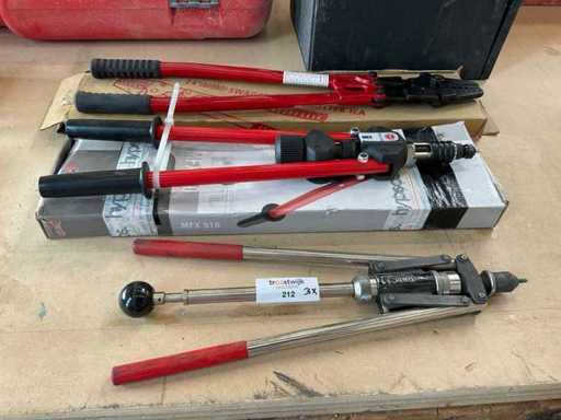 MFX150 blinde Nietmutterzange und Pressklemme