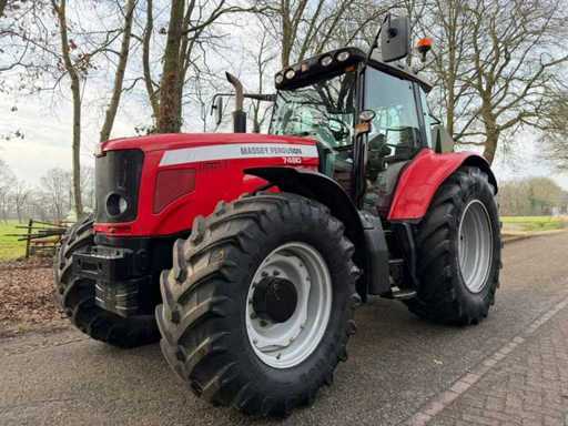 2008 Massey Ferguson 7480 DynaVT Vierwielaangedreven landbouwtractor