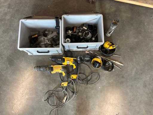 DeWalt D25134 Schlagbohrer mit Lochsägen (12x)