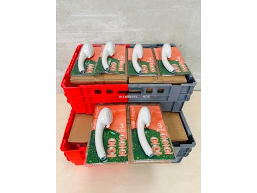 KLAAR OM TE DOUCHEN (X32) - Handdouche met 3 witte jets 