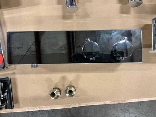 Hansgrohe Showertablet 350 Chromplatten-Duschthermostatpanel