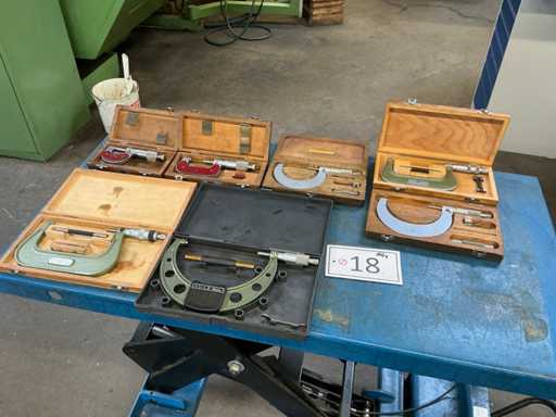 Sortiment Bügelmikrometer (7x)
