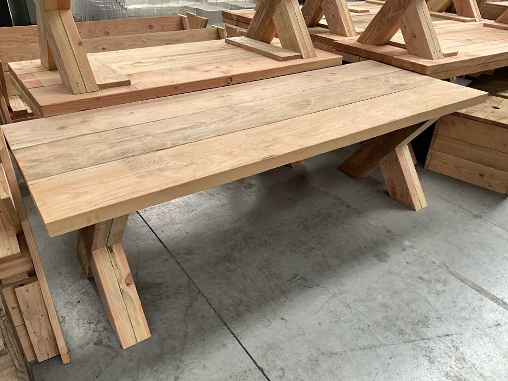 Douglas wooden table 200cm