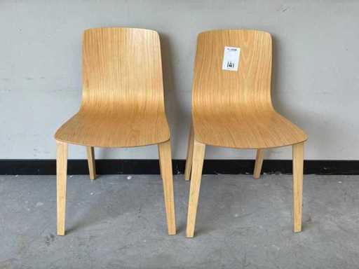 Chaise de cantine Arper Aava (2x)