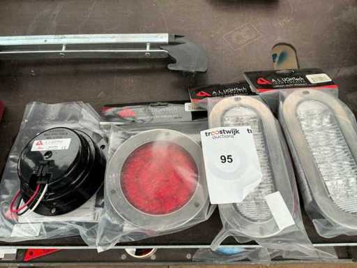Versenkte LED-Anhängerbeleuchtung (4x)
