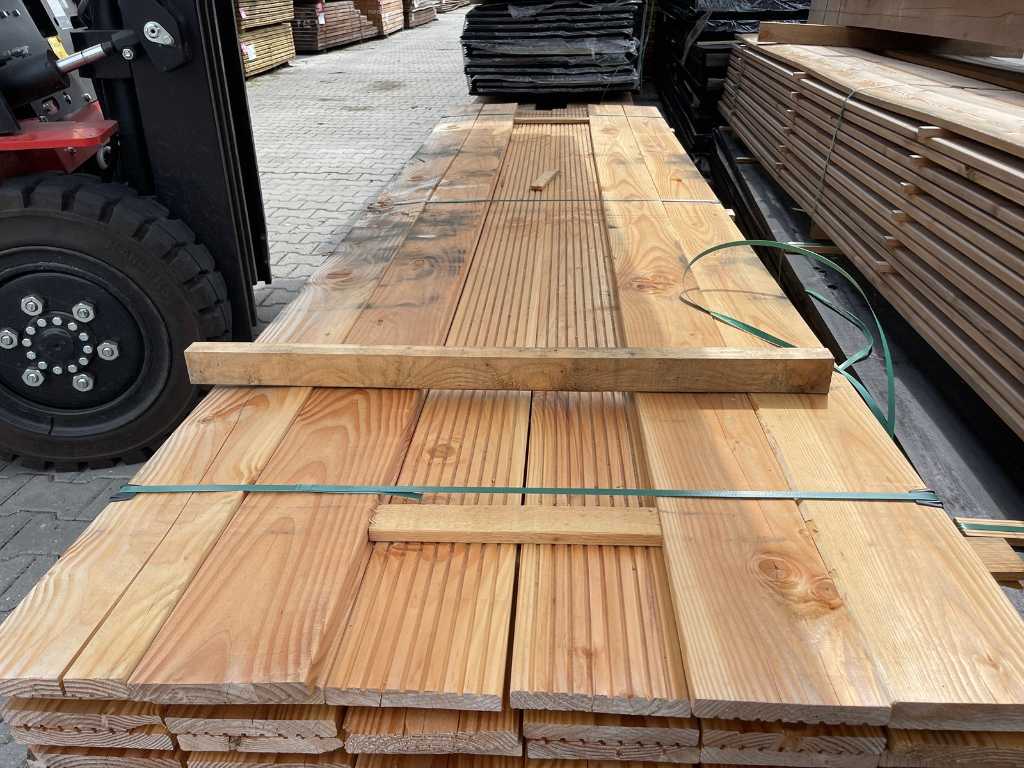 Douglas decking boards 25x165mm, length 350cm (82x)