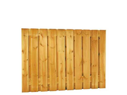 Douglas garden screen 19-plank 180x130 cm (17x)