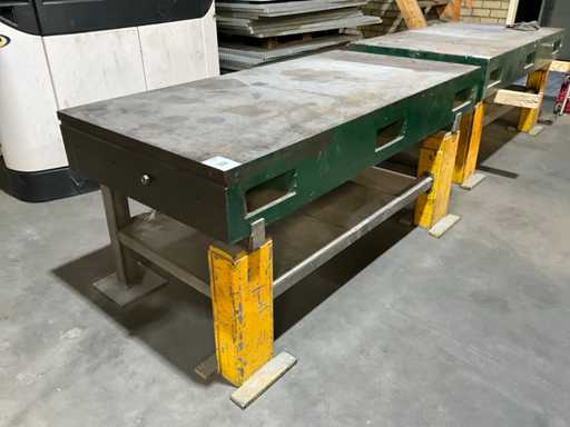 Table de travail du métal