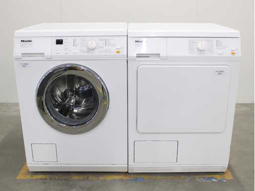 Miele W 3203 Sistem de îngrijire moale pentru mașina de spălat & Miele T 8403 C Uscător pentru sistemul de îngrijire moale