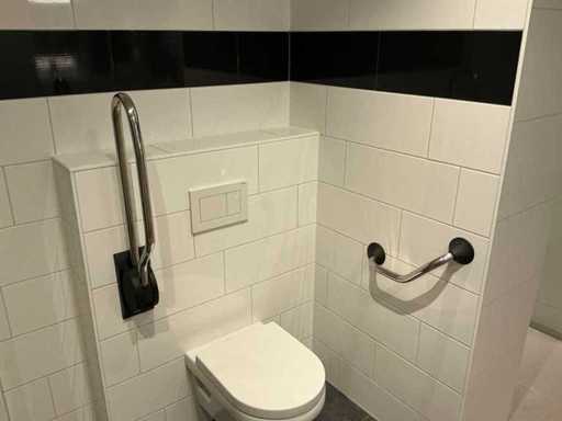 Toilet rail (2x)