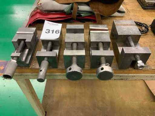 Étaux de machine, étaux de précision (5x)