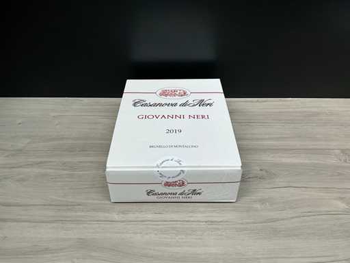 Combinatie van kavels 4 t/m 6 Casanova di Neri Brunello di Montalcino Giovanni Neri 2019 (3x)