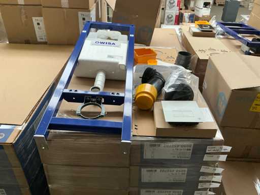 Wisa XS8050 (452702) Réservoir intégré pour toilettes avec plaque pressurisée